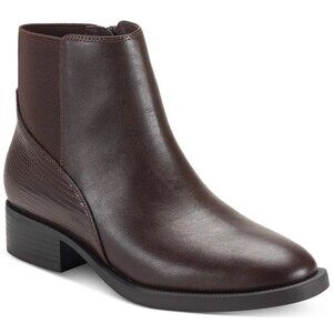 Style Co Womens Edwinaa Gore Booties Fr Choco Sz 5.5M-Retail $79